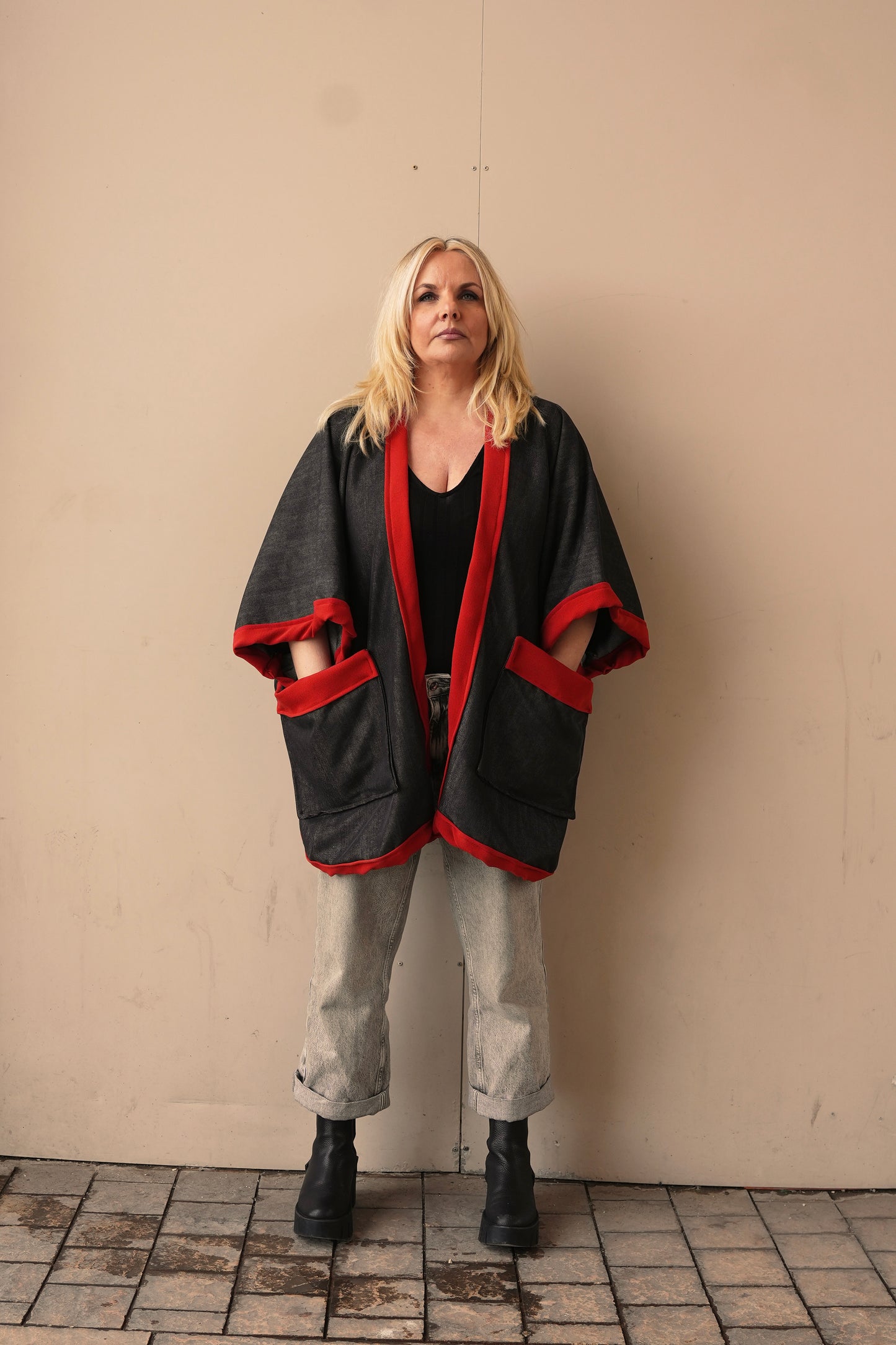 KIMONO OMBRE ROUGE
